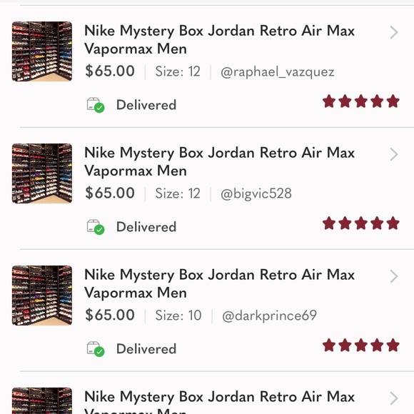 NEW Nike Mystery Box Air Max Jordan 270 Vapormax Dunk Flyknit Women - Picture 8 of 10